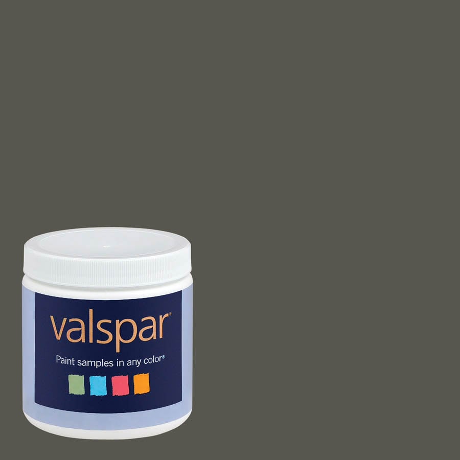 Valspar 50032CBLACKENEDPINE Blackened Pine Interior Satin Paint Sample