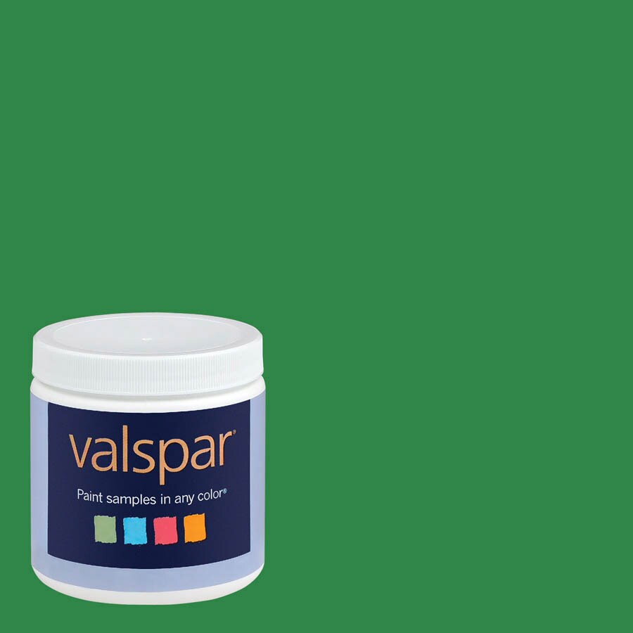 Valspar 8 oz. Paint Sample Luscious Green in the Paint Samples