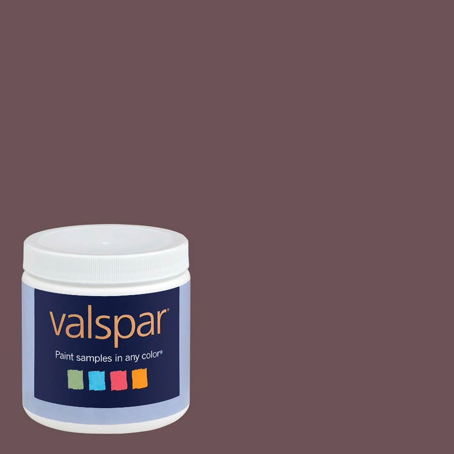 Valspar 101010CHOCOLATERASPB 8 oz. Paint Sample - Chocolate Raspberry
