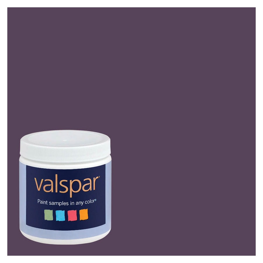 Valspar 8oz Plum Good Interior Satin Paint Sample at