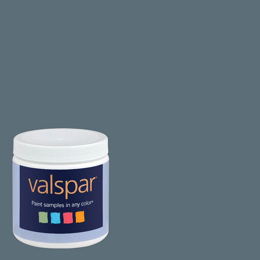 Valspar 8 oz. Paint Sample - Bungalow Blue in the Paint Samples department  at