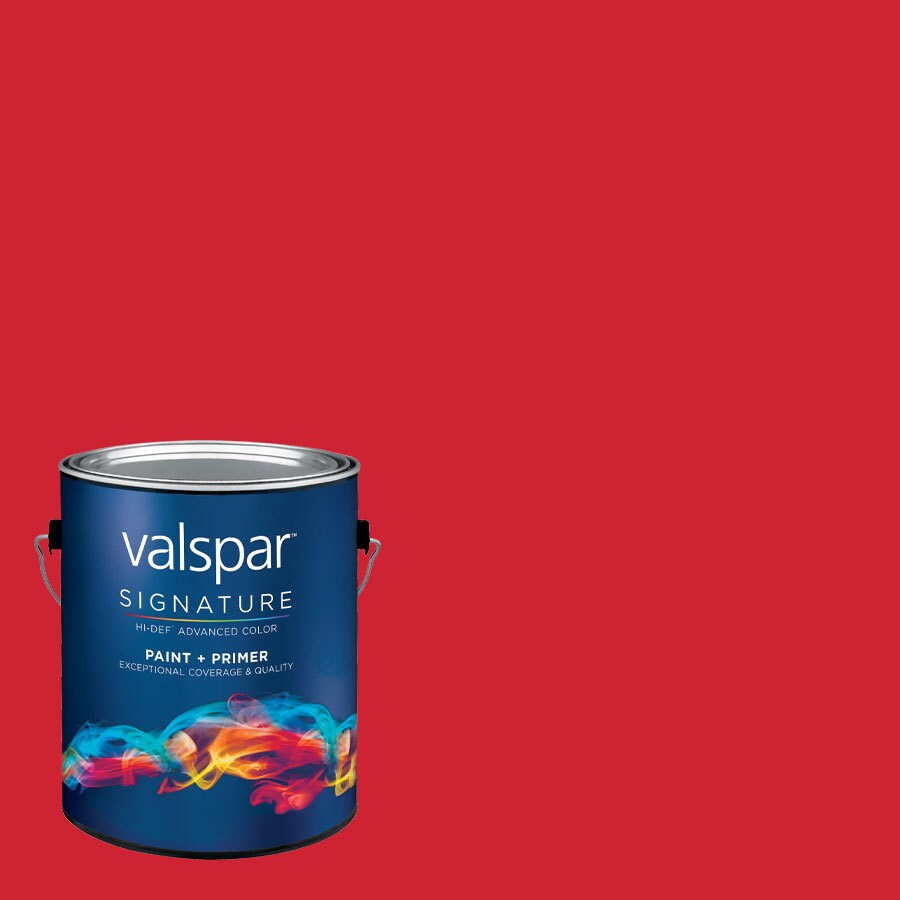 Creative Ideas for Color by Valspar CI107-LIPSTICK161331 Eggshell Lipstick Jungle Pre-tinted Latex Interior Paint + Primer (1-Gallon)