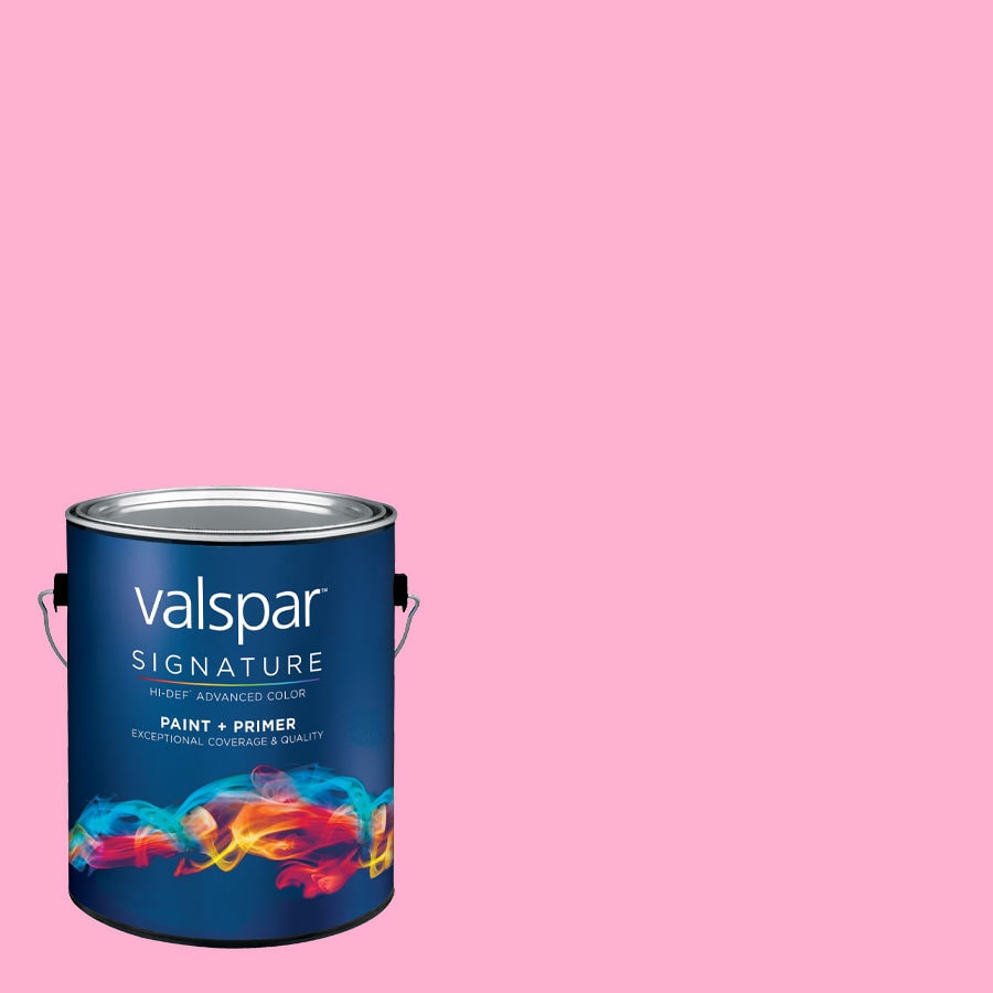 Creative Ideas for Color by Valspar CI218-PRINCESS213460 Gallon Interior Eggshell Paint and Primer in One (Color: Princess Pink)