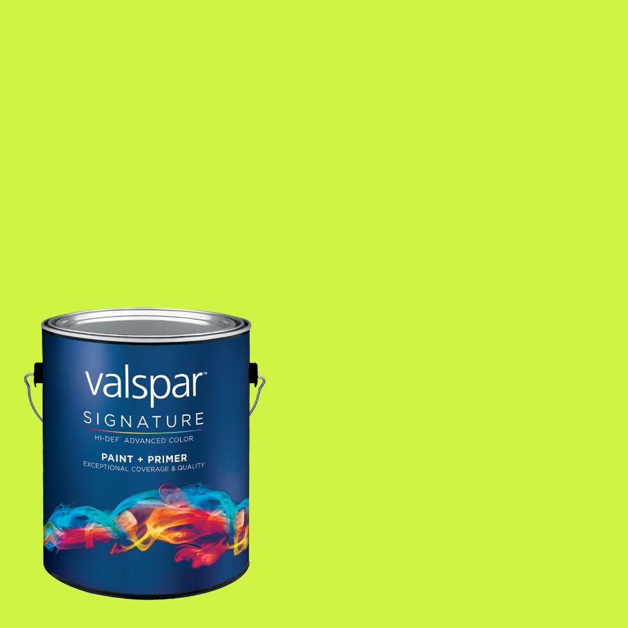 Creative Ideas for Color by Valspar Eggshell Twist Of Lime Pretinted