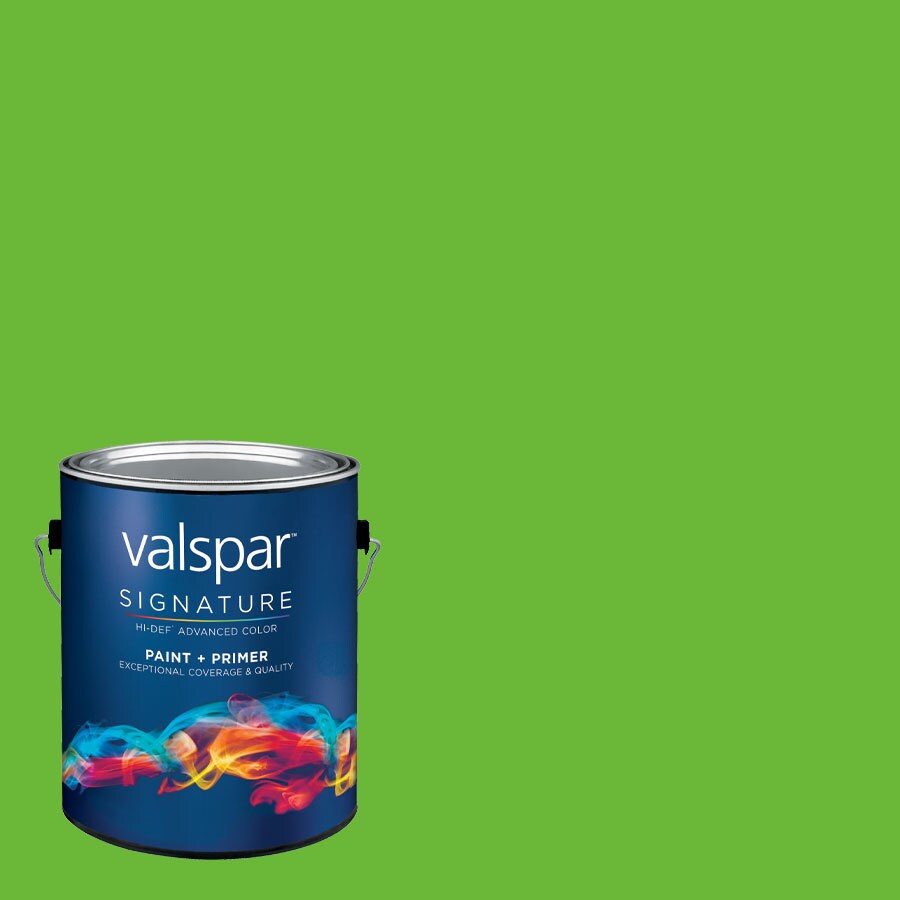 Creative Ideas for Color by Valspar CI243-GRASSSTA161332 Eggshell Grass Stain Pre-tinted Latex Interior Paint + Primer (1-Gallon)