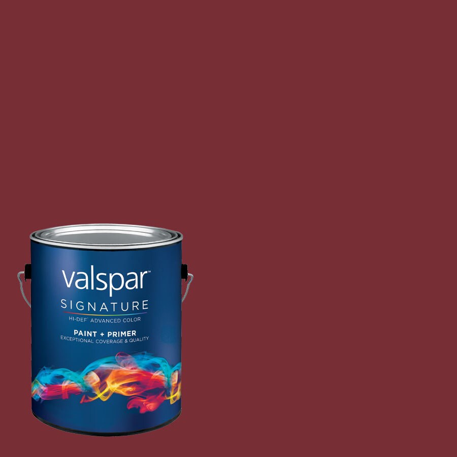 Creative Ideas for Color by Valspar CI121-WINEGLAS161337 Satin Wine Glass Pre-tinted Latex Interior Paint + Primer (1-Gallon)