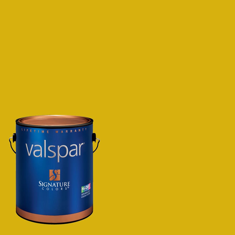 Creative Ideas for Color by Valspar CI80-GOLDSEAL242342 Eggshell Gold Seal Pre-tinted Latex Interior Paint + Primer (1-Gallon)