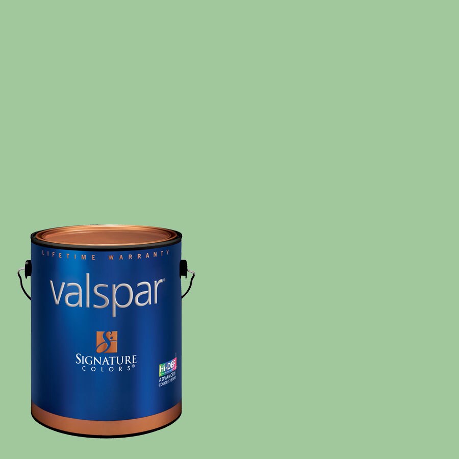 Creative Ideas for Color by Valspar CI177-DRIEDMIN242350 Gallon Interior Semi-Gloss Paint and Primer in One (Color: Dried Mint)