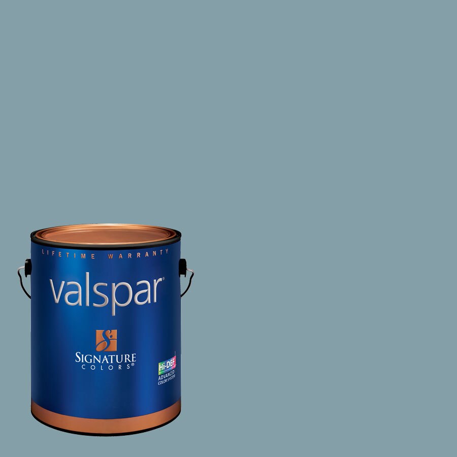 Creative Ideas for Color by Valspar CI188-STORMYCO242351 Gallon Interior Semi-Gloss Paint and Primer in One (Color: Stormy Cove)