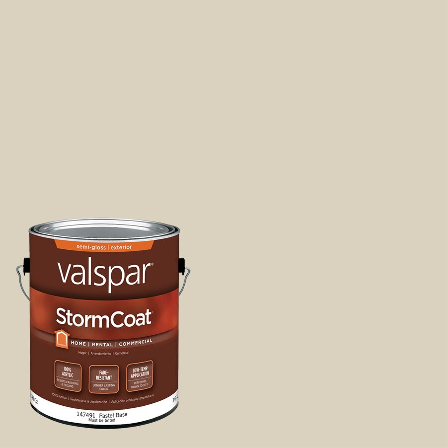 Valspar StormCoat Milestone SemiGloss Acrylic Exterior Paint (Actual