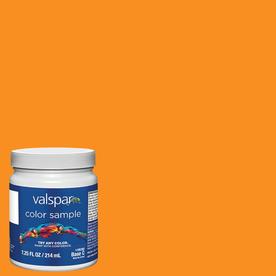 Valspar Orange Paint Samples At Lowes Valspar Orange Fruit Interior Paint Sample Actual Net Contents 8 Fl Oz