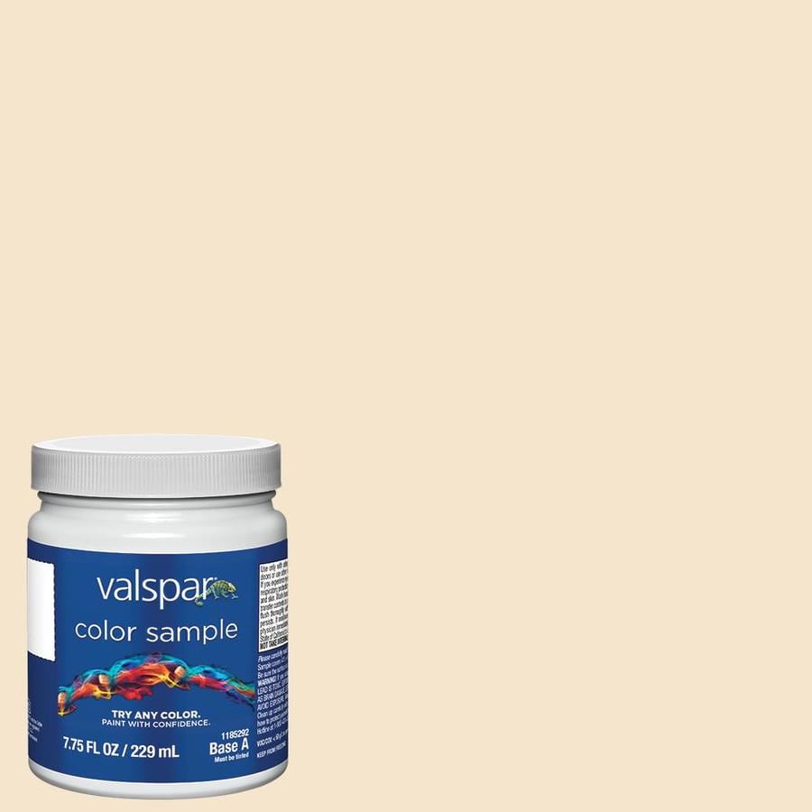 Valspar Almond Cream Interior Satin Paint Sample Actual Net