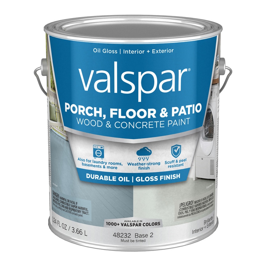 Valspar Tintable Gloss Interior/Exterior Porch and Floor Paint (Gallon ...