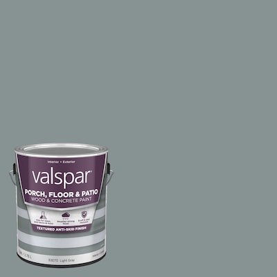 Valspar Light Gray Satin Latex Anti Skid Porch And Floor Paint