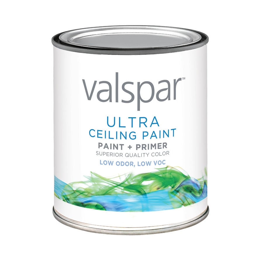 Valspar Quart Size Container Interior Flat Ceiling Tintable White