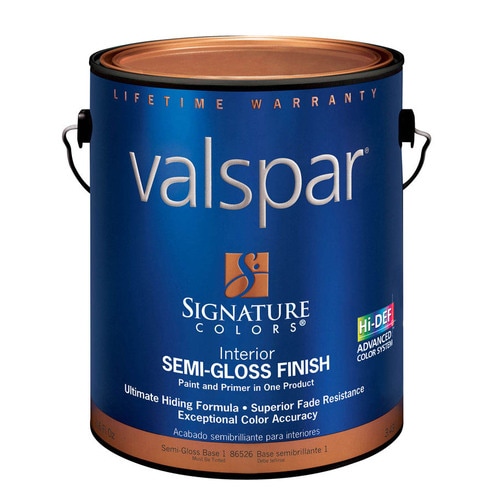 Valspar Signature Colors 1-Gallon Interior Semi-Gloss Tintable Latex ...