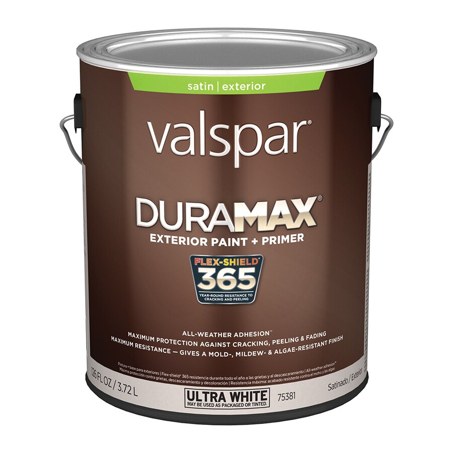 Valspar Duramax Satin Exterior Paint Actual Net Contents 126 fl Oz 