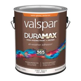 Exterior Paint At Lowes Valspar Duramax Semi Gloss Latex Exterior Paint Actual Net Contents 116 Fl