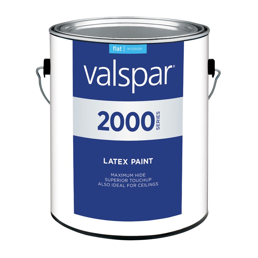 Valspar Contractor Finishes 2000 Flat Pro 2000 White Tintable Latex Interior Paint (1Gallon) at