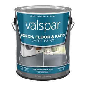 Porch Floor Paint At Lowes Valspar Dark Gray Gloss Interior Exterior Porch And Floor Paint Actual Net Contents