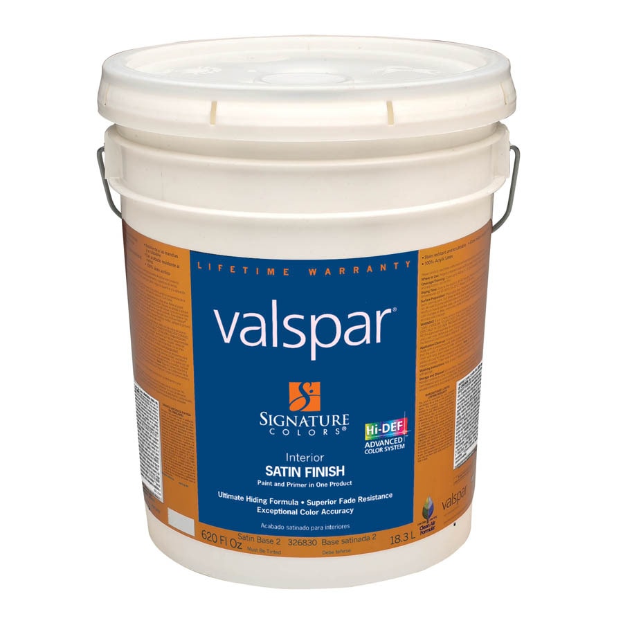 Valspar Signature Colors 007.0326830.008 Tintable Latex Interior Paint + Primer (5- Gallons)