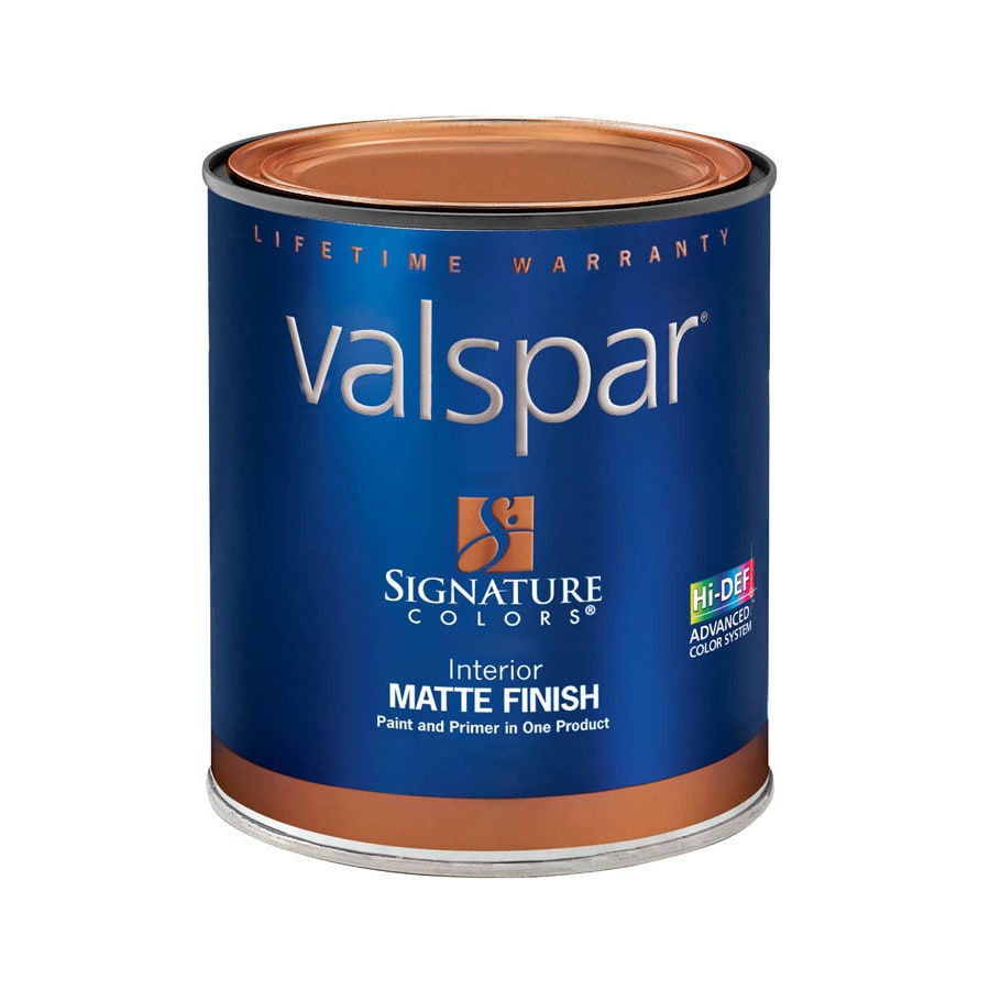 Valspar Signature Colors Matte Tintable Latex Interior Paint + Primer