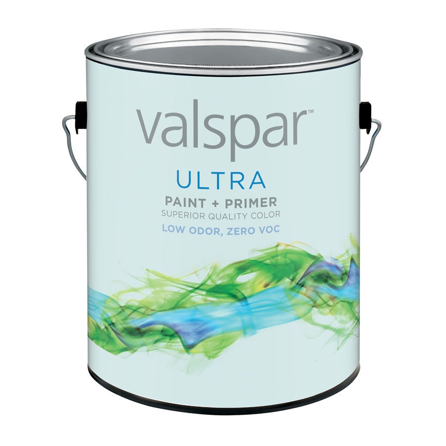 Valspar Semi-gloss Ultra White Tintable Latex Interior Paint + Primer  (1-Gallon) in the Interior Paint department at