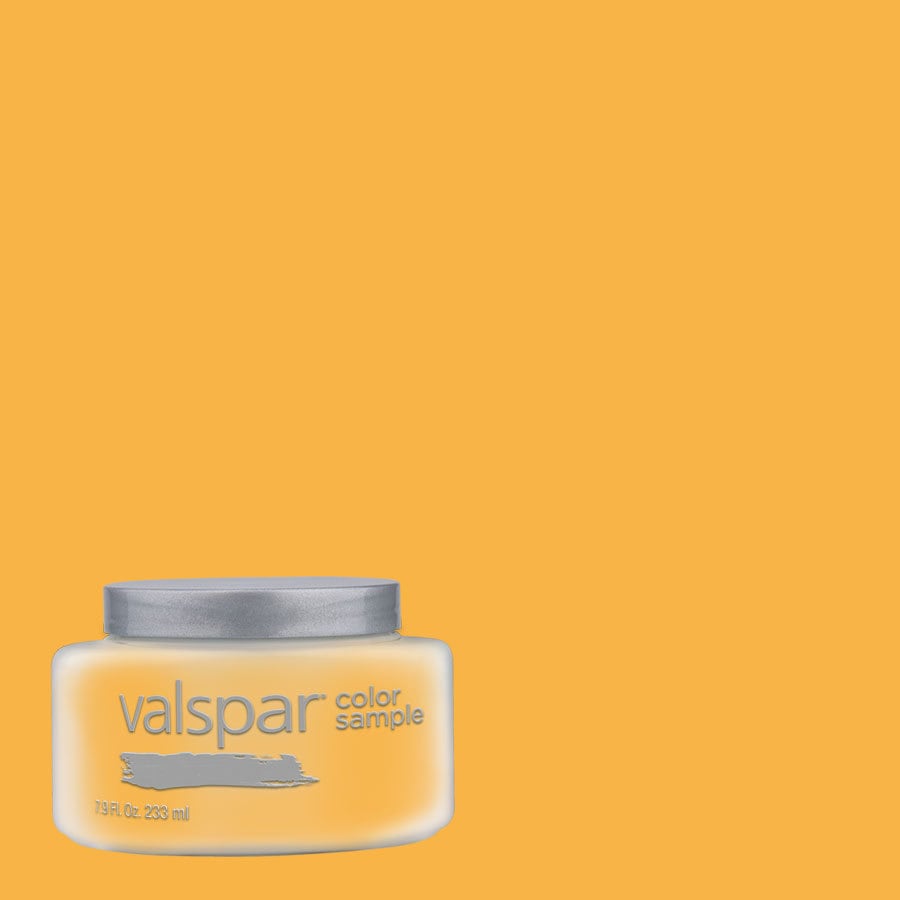 Valspar 8oz Brushed Orange Interior Satin Paint Sample at