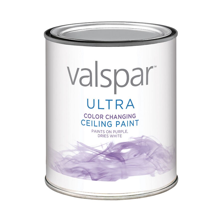 Valspar Ultra Quart Size Container Interior Flat Ceiling White