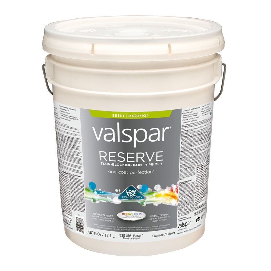 Valspar Reserve Satin Latex Exterior Paint (Actual Net Contents: 580-fl ...