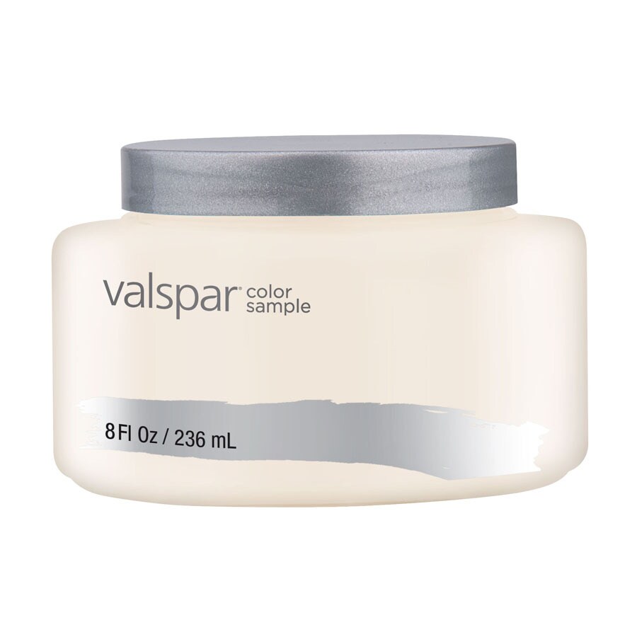 Valspar 007.0539024.003 Birchwood White Interior Satin Paint Sample (Actual Net Contents: 8-fl oz)