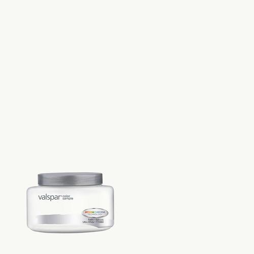 Valspar Ultra White Interior Paint Sample (Actual Net Contents 8fl oz