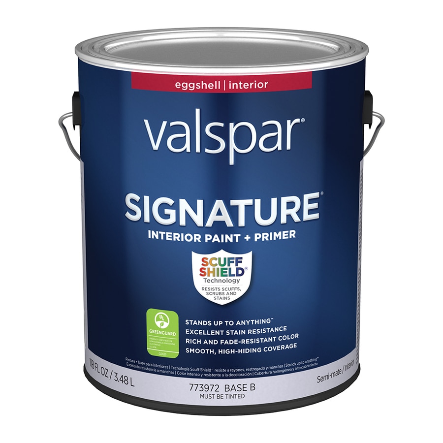 Valspar Signature Eggshell Latex Paint (Actual Net Contents: 118-fl oz ...