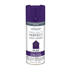 Valspar Project Perfect Sumptuous Purple Fade Resistant Enamel Spray Paint (Actual Net Contents: 12-oz)
