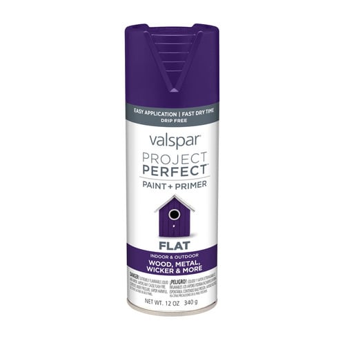 Valspar Flat Sumptuous Purple Spray Paint (Actual Net Contents 12oz