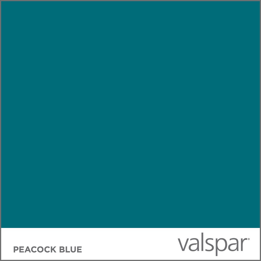 Valspar Gloss Peacock Blue Spray Paint (Actual Net Contents: 12-oz) at ...