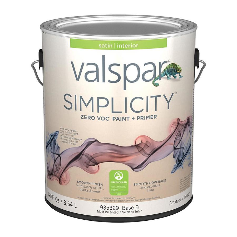 Valspar Simplicity Satin Base B Tintable Interior Paint (1-Gallon) In ...