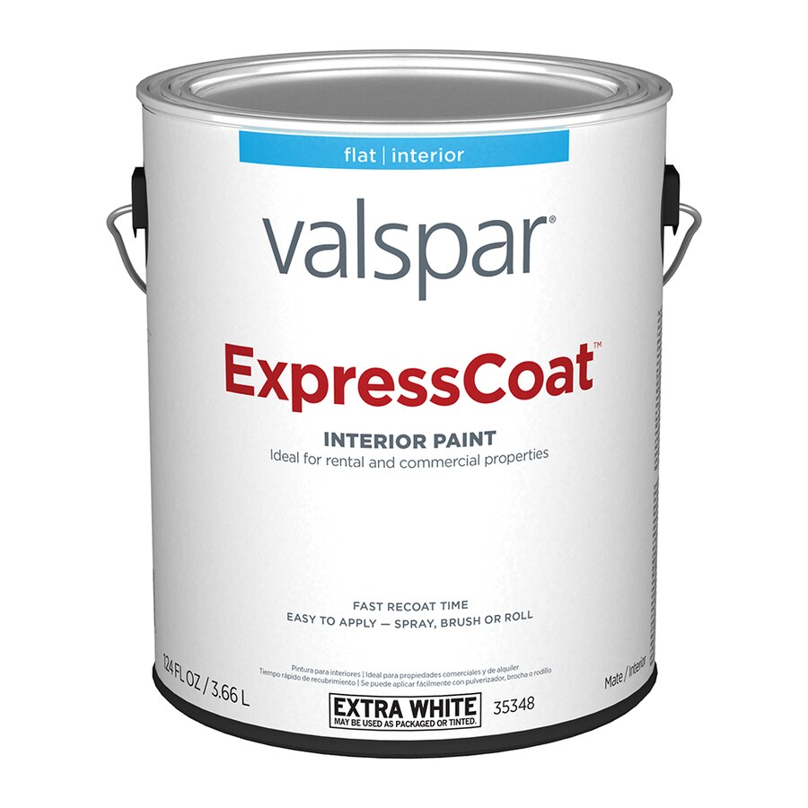 Valspar Pro Expresscoat Extra White Flat Tintable Interior Paint