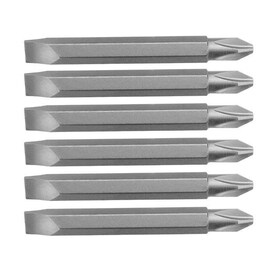 Kobalt 6-Piece 2-3/8-in #2 Phillips/#8 Slotted Phillips/Slotted Shank Screwdriver Bit