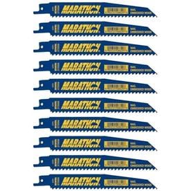 IRWIN 10-Pack 6-in 6-TPI Reciprocating Saw Blade