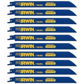 IRWIN 10-Pack 8-in 18-TPI Bi-Metal Reciprocating Saw Blade Sets