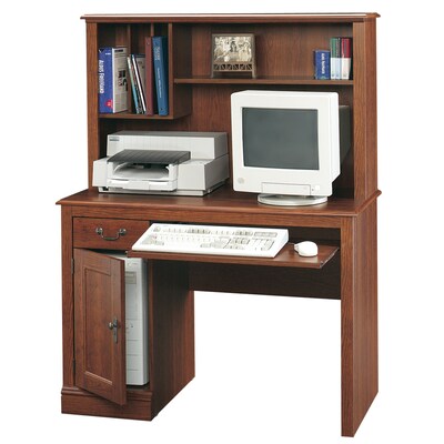 Sauder Camden County Traditional Planked Cherry Computer Desk At