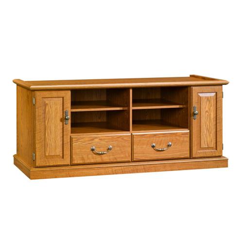 Sauder Orchard Hills Carolina Oak Pedestal Tv Stand At Lowes Com