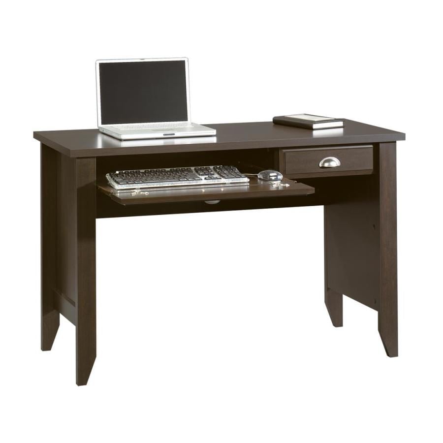 Sauder Shoal Creek Transitional Jamocha Wood Computer Desk At