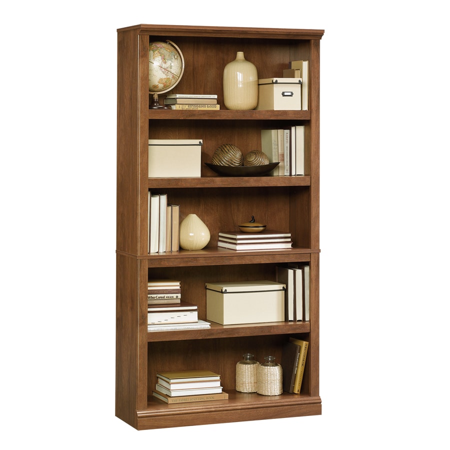 Sauder Oiled Oak 5-Shelf Bookcase at Lowes.com