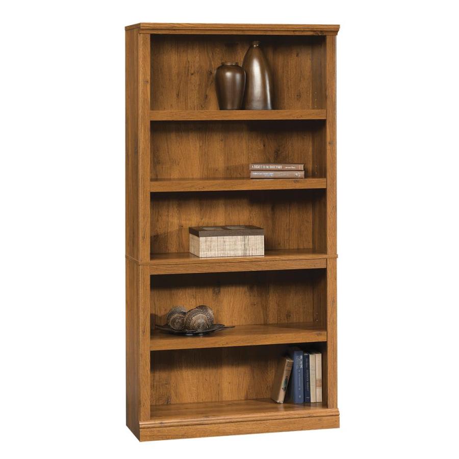 Shop Sauder Abbey Oak 5-Shelf Bookcase at Lowes.com