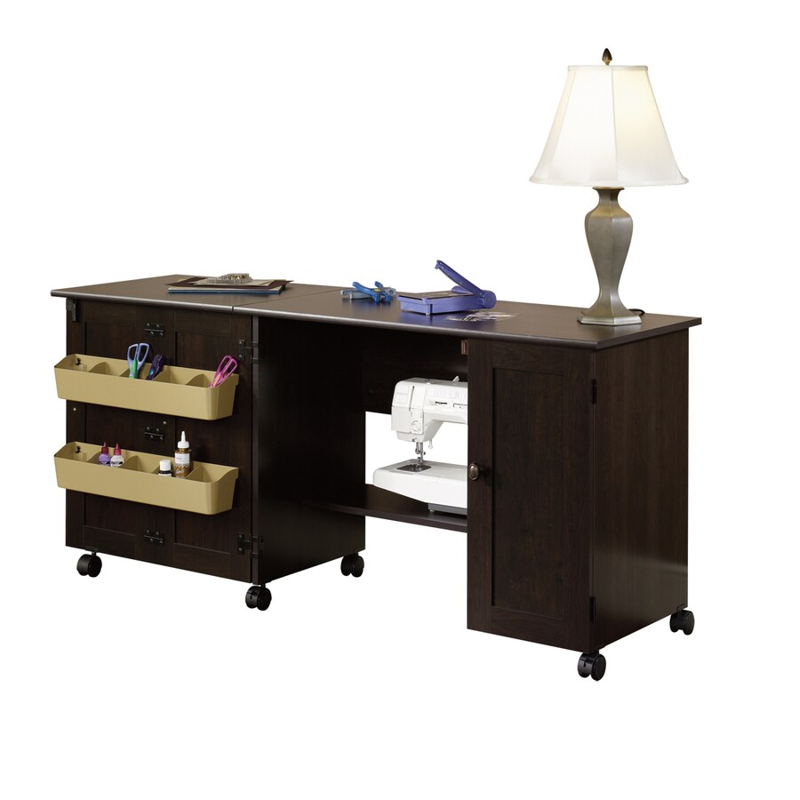 Sauder Cinnamon Cherry 4 Shelf Office Cabinet At Com