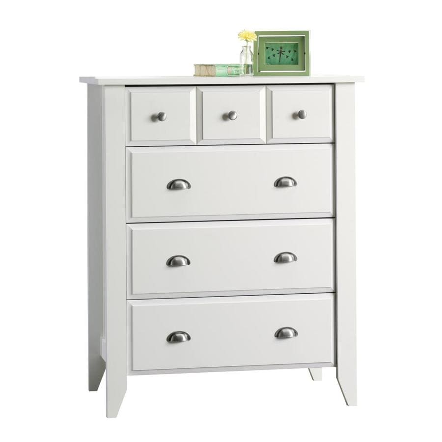 Sauder Shoal Creek Soft White 4Drawer Chest at