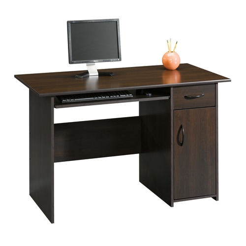 Sauder Beginnings Cinnamon Cherry Computer Desk At Lowes Com