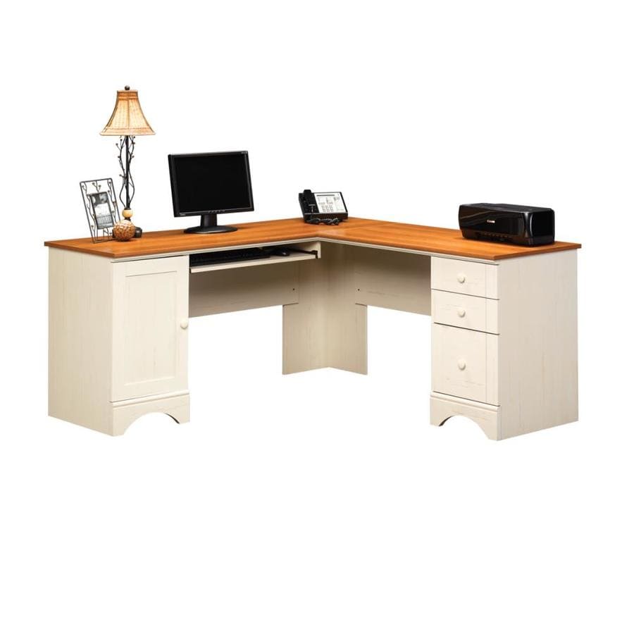 Shop Sauder Harbor View Casual L-Shaped Desk at Lowes.com